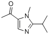 Ethanone, 1-[1-methyl-2-(1-methylethyl)-1H-imidazol-5-yl]- (9CI) Struktur