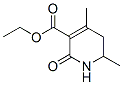 3-Pyridinecarboxylicacid,1,2,5,6-tetrahydro-4,6-dimethyl-2-oxo-,ethylester(9CI) Struktur