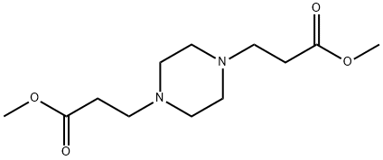 dimethyl piperazine-1,4-dipropionate Struktur