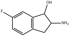 2-AMINO-6-FLUORO-INDAN-1-OL HYDROCHLORIDE Struktur