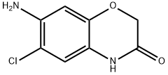 7-AMINO-6-CHLORO-2H-1,4-BENZOXAZIN-3(4H)-ONE Struktur