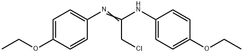 2-CHLORO-N,N''-BIS-(4-ETHOXY-PHENYL)-ACETAMIDINE Struktur