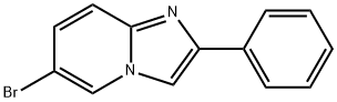 6-BROMO-2-PHENYL-IMIDAZO[1,2-A]PYRIDINE Struktur