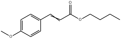 (E)-3-(4-METHOXY-PHENYL)-ACRYLIC ACID BUTYL ESTER Struktur