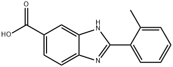 2-o-Tolyl-1H-benzimidazole-5-carboxylic acid Struktur