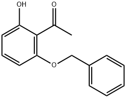 1-[2-(BENZYLOXY)-6-HYDROXYPHENYL]ETHAN-1-ONE Struktur