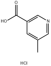 5-Methylnicotinic acid hydrochloride Struktur