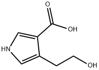 1H-Pyrrole-3-carboxylicacid,4-(2-hydroxyethyl)-(9CI) Struktur