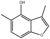 4-Benzofuranol,  3,5-dimethyl- Struktur