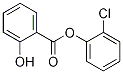 Benzoic acid, 2-hydroxy-, 2-chlorophenyl ester Struktur