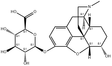 Dihydromorphine-3-glucuronide Struktur