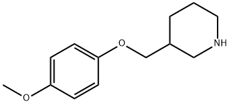 3-(4-METHOXY-PHENOXYMETHYL)-PIPERIDINE Struktur