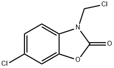 6-chloro-3-(chloromethyl)benzoxazol-2(3H)-one  Struktur