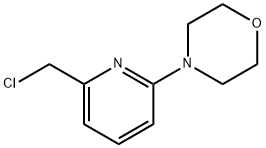 4-[6-(CHLOROMETHYL)PYRIDIN-2-YL]MORPHOLINE Struktur