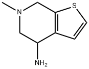 Thieno[2,3-c]pyridin-4-amine, 4,5,6,7-tetrahydro-6-methyl- (9CI) Struktur