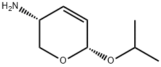 2H-Pyran-3-amine,3,6-dihydro-6-(1-methylethoxy)-,(3R,6S)-(9CI) Struktur