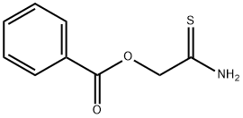 2-BENZOYLOXYETHANETHIOAMIDE Struktur