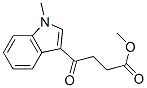 4-Oxo-4-(1-methyl-1H-indole-3-yl)butanoic acid methyl ester Struktur