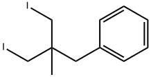 [3-Iodo-2-(iodomethyl)-2-methylpropyl]benzene Struktur