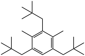 2,4-Dimethyl-1,3,5-trineopentylbenzene Struktur