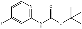 (4-IODO-PYRIDIN-2-YL)-CARBAMIC ACID TERT-BUTYL ESTER Structure