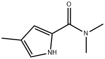 1H-Pyrrole-2-carboxamide,  N,N,4-trimethyl- Struktur