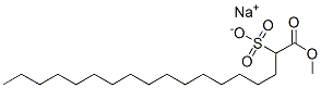 sodium methyl 2-sulphooctadecanoate  Struktur