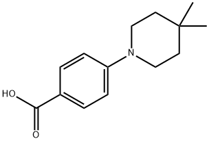 4-(4,4-DIMETHYL-PIPERIDIN-1-YL)-BENZOIC ACID Struktur