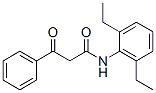 N-(2,6-DIETHYLPHENYL)-3-OXO-3-PHENYLPROPANAMIDE Struktur