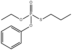 (ethoxy-propylsulfanyl-phosphoryl)oxybenzene Struktur