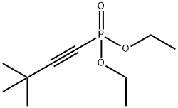 (3,3-diMethylbut-1-ynyl)phosphonic acid diethyl ester Struktur