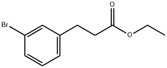 3-(3-BROMO-PHENYL)-PROPIONIC ACID ETHYL ESTER Struktur