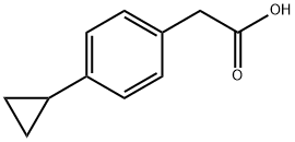 Benzeneacetic acid, 4-cyclopropyl- Struktur