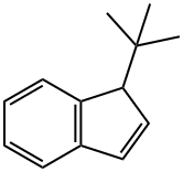 1H-Indene, 1-(1,1-dimethylethyl)- Struktur