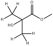 Methyl 2-Hydroxy-2-Methyl-d3-propionate--d3 Struktur