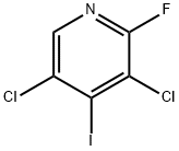 3,5-dichloro-2-fluoro-4-iodopyridine Struktur