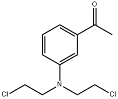 3'-[Bis(2-chloroethyl)amino]acetophenone Struktur