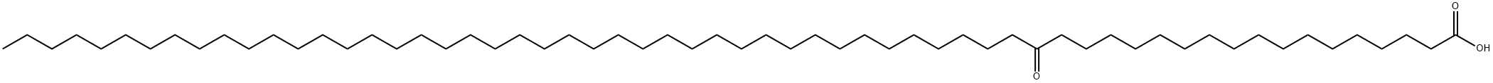 Hexacontanoic acid, 18-oxo- Struktur