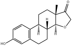 3-Hydroxy-15-oxaestra-1,3,5(10)-trien-17-one Struktur