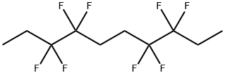 3,3,4,4,7,7,8,8-Octafluorodecane Struktur