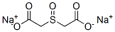 disodium 2,2'-sulphinylbisacetate Struktur