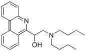 2-(dibutylamino)-1-phenanthridin-6-yl-ethanol Struktur