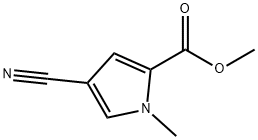 1H-Pyrrole-2-carboxylicacid,4-cyano-1-methyl-,methylester(9CI) Struktur