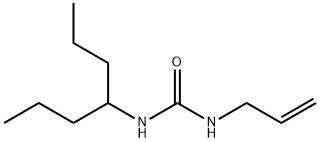 1-Allyl-3-(1-propylbutyl)urea Struktur