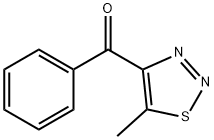 (5-Methyl-1,2,3-thiadiazol-4-yl)phenylmethanone Struktur