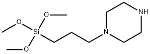 (3-Piperazinopropyl)trimethoxysilane Struktur