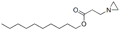3-(1-Aziridinyl)propionic acid decyl ester Struktur