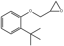 1-tert-butyl-2-(2,3-epoxypropoxy)benzene Struktur