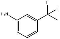 3-(1,1-difluoroethyl)aniline Struktur