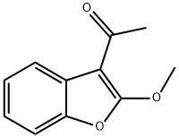 3-Acetyl-2-methoxybenzofuran Struktur